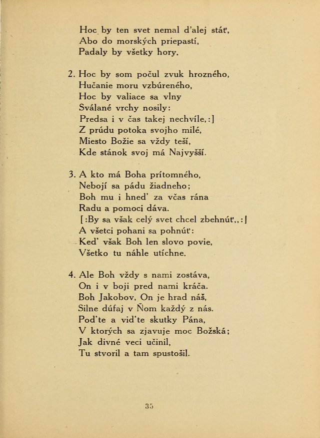 Slovensky Kalvinsky Spevnik page 35