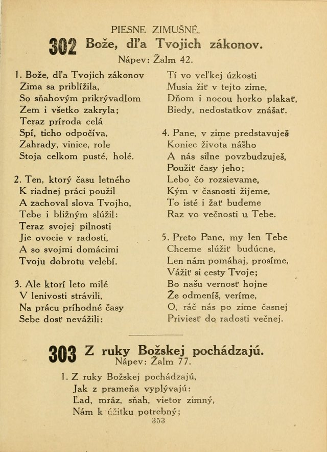 Slovensky Kalvinsky Spevnik page 353