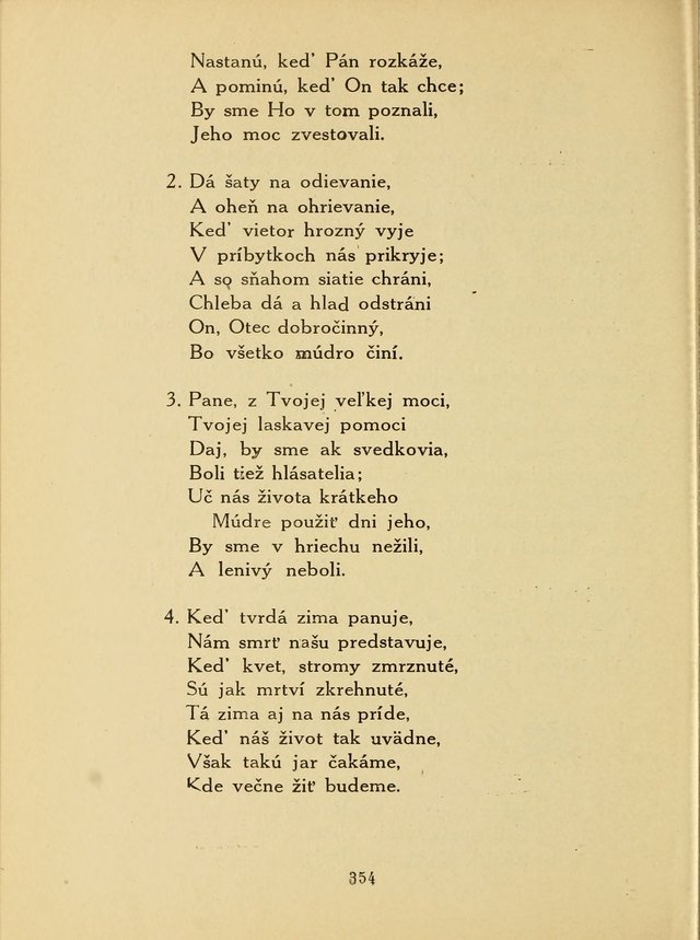 Slovensky Kalvinsky Spevnik page 354