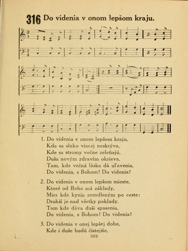 Slovensky Kalvinsky Spevnik page 369