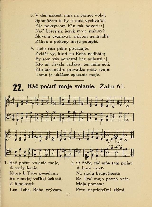 Slovensky Kalvinsky Spevnik page 37