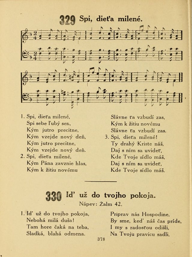 Slovensky Kalvinsky Spevnik page 378