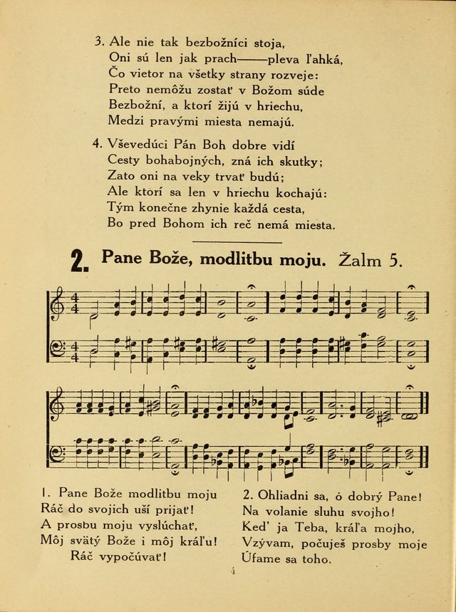 Slovensky Kalvinsky Spevnik page 4