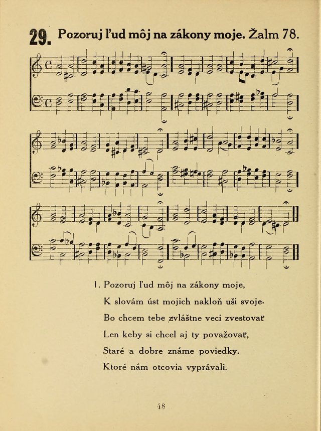 Slovensky Kalvinsky Spevnik page 48