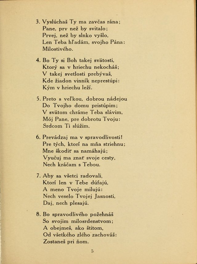 Slovensky Kalvinsky Spevnik page 5