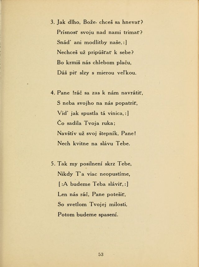 Slovensky Kalvinsky Spevnik page 53