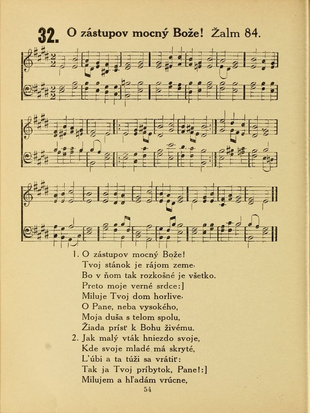 Slovensky Kalvinsky Spevnik page 54