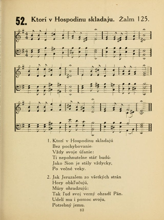 Slovensky Kalvinsky Spevnik page 83