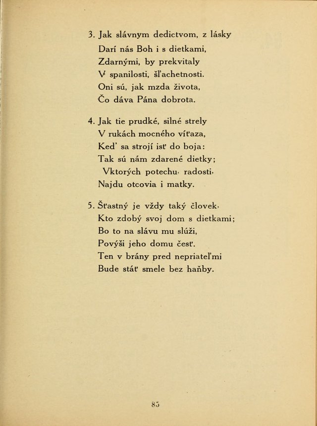 Slovensky Kalvinsky Spevnik page 85