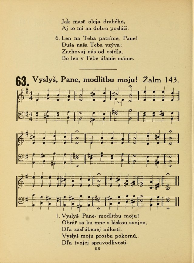 Slovensky Kalvinsky Spevnik page 96