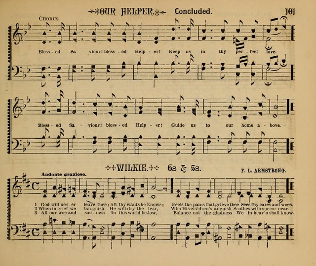 The Shining Light: a varied collection of sacred songs for Sabbath-schools, social meetings and the home circle page 101