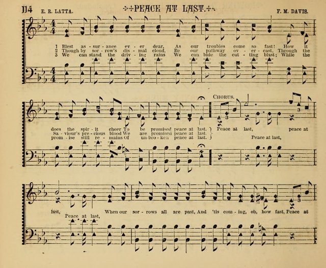 The Shining Light: a varied collection of sacred songs for Sabbath-schools, social meetings and the home circle page 114