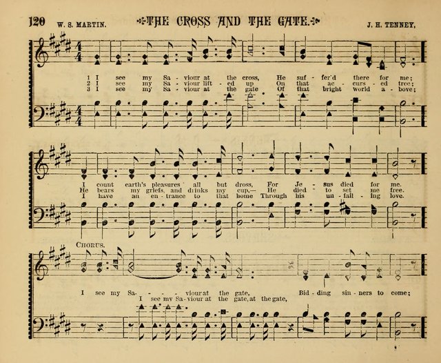 The Shining Light: a varied collection of sacred songs for Sabbath-schools, social meetings and the home circle page 120