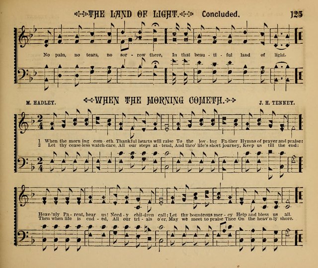 The Shining Light: a varied collection of sacred songs for Sabbath-schools, social meetings and the home circle page 125