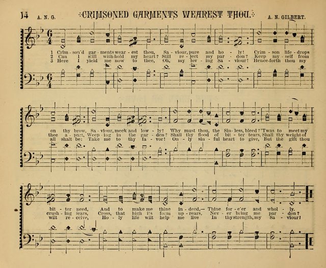 The Shining Light: a varied collection of sacred songs for Sabbath-schools, social meetings and the home circle page 14