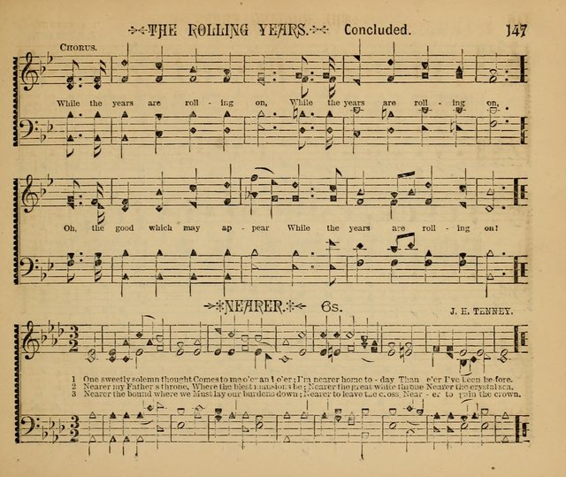 The Shining Light: a varied collection of sacred songs for Sabbath-schools, social meetings and the home circle page 149