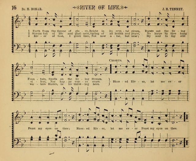 The Shining Light: a varied collection of sacred songs for Sabbath-schools, social meetings and the home circle page 16