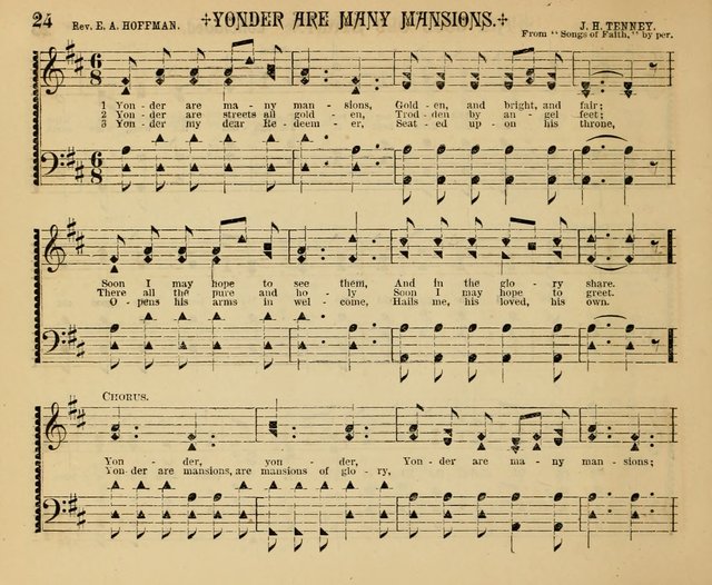 The Shining Light: a varied collection of sacred songs for Sabbath-schools, social meetings and the home circle page 24