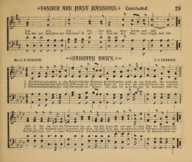 The Shining Light: a varied collection of sacred songs for Sabbath-schools, social meetings and the home circle page 25