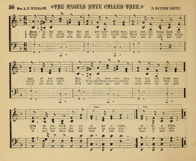 The Shining Light: a varied collection of sacred songs for Sabbath-schools, social meetings and the home circle page 36