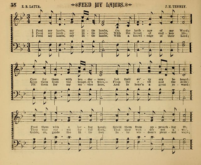 The Shining Light: a varied collection of sacred songs for Sabbath-schools, social meetings and the home circle page 38