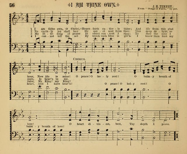 The Shining Light: a varied collection of sacred songs for Sabbath-schools, social meetings and the home circle page 56