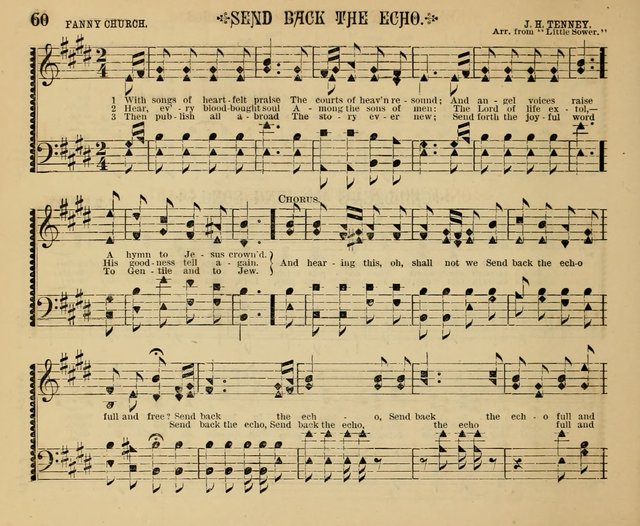 The Shining Light: a varied collection of sacred songs for Sabbath-schools, social meetings and the home circle page 60