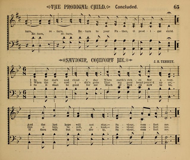 The Shining Light: a varied collection of sacred songs for Sabbath-schools, social meetings and the home circle page 63