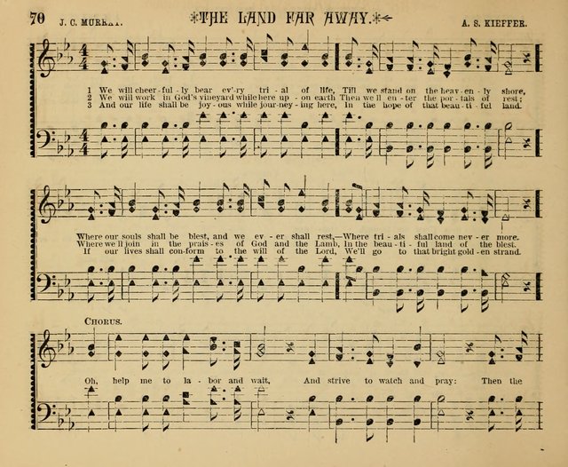 The Shining Light: a varied collection of sacred songs for Sabbath-schools, social meetings and the home circle page 70