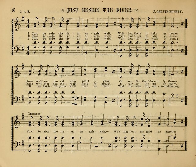 The Shining Light: a varied collection of sacred songs for Sabbath-schools, social meetings and the home circle page 8