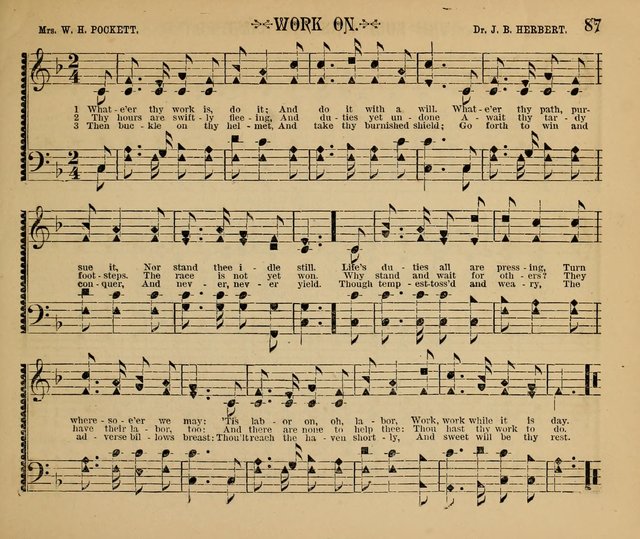 The Shining Light: a varied collection of sacred songs for Sabbath-schools, social meetings and the home circle page 87