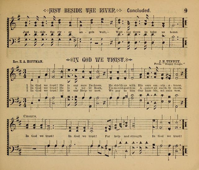 The Shining Light: a varied collection of sacred songs for Sabbath-schools, social meetings and the home circle page 9