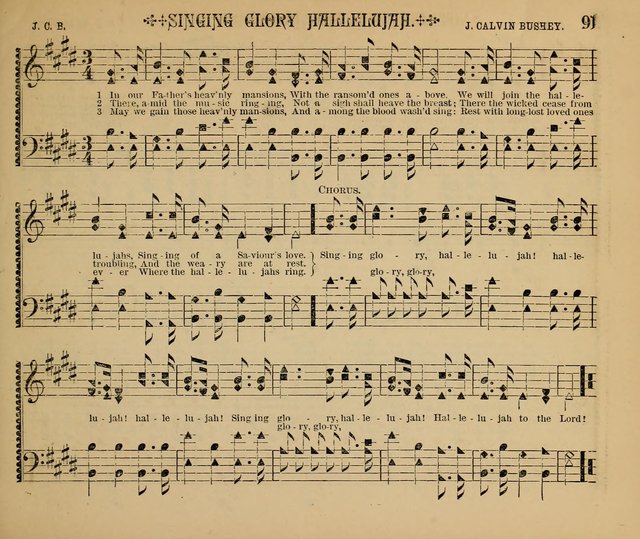 The Shining Light: a varied collection of sacred songs for Sabbath-schools, social meetings and the home circle page 91