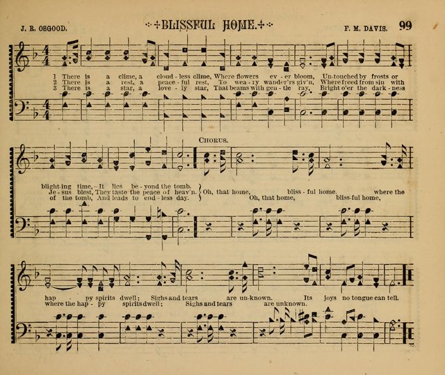 The Shining Light: a varied collection of sacred songs for Sabbath-schools, social meetings and the home circle page 99