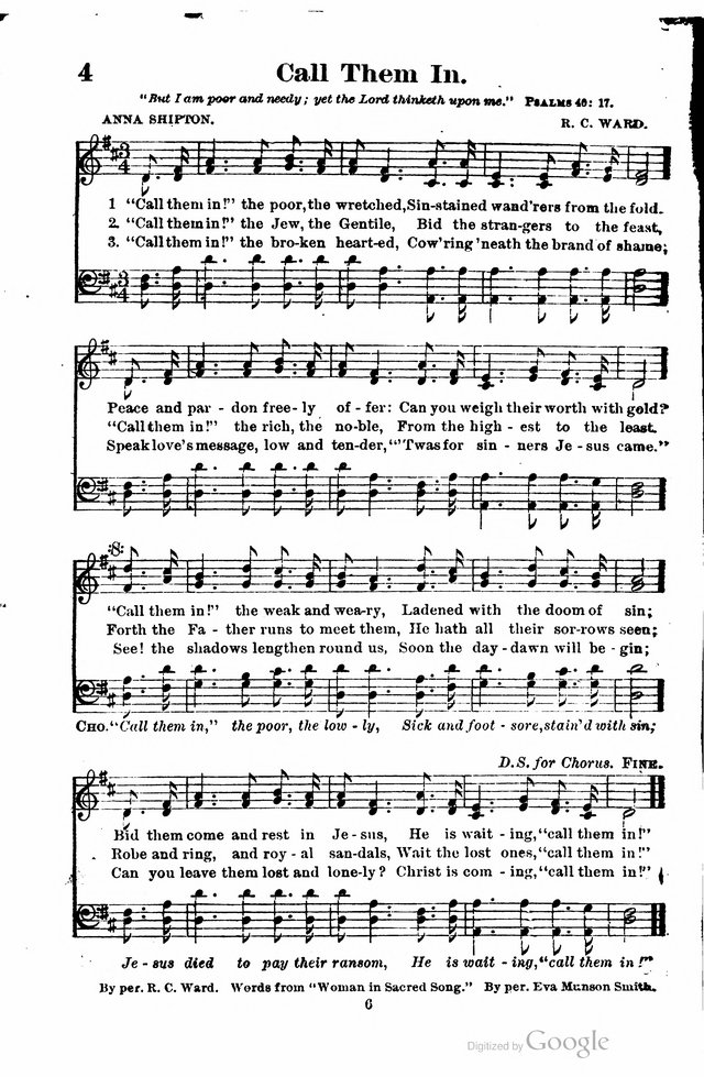 The Search Light: a collection of songs for Sunday schools and gospel meetings page 1