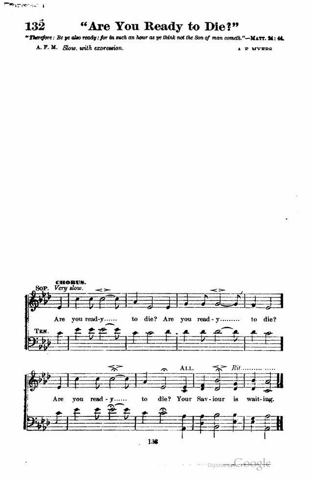 The Search Light: a collection of songs for Sunday schools and gospel meetings page 128