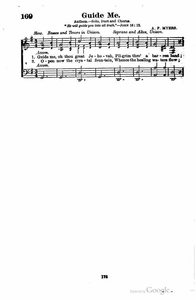 The Search Light: a collection of songs for Sunday schools and gospel meetings page 171