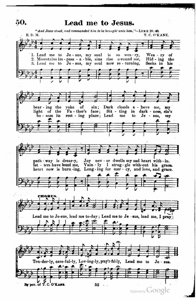The Search Light: a collection of songs for Sunday schools and gospel meetings page 47