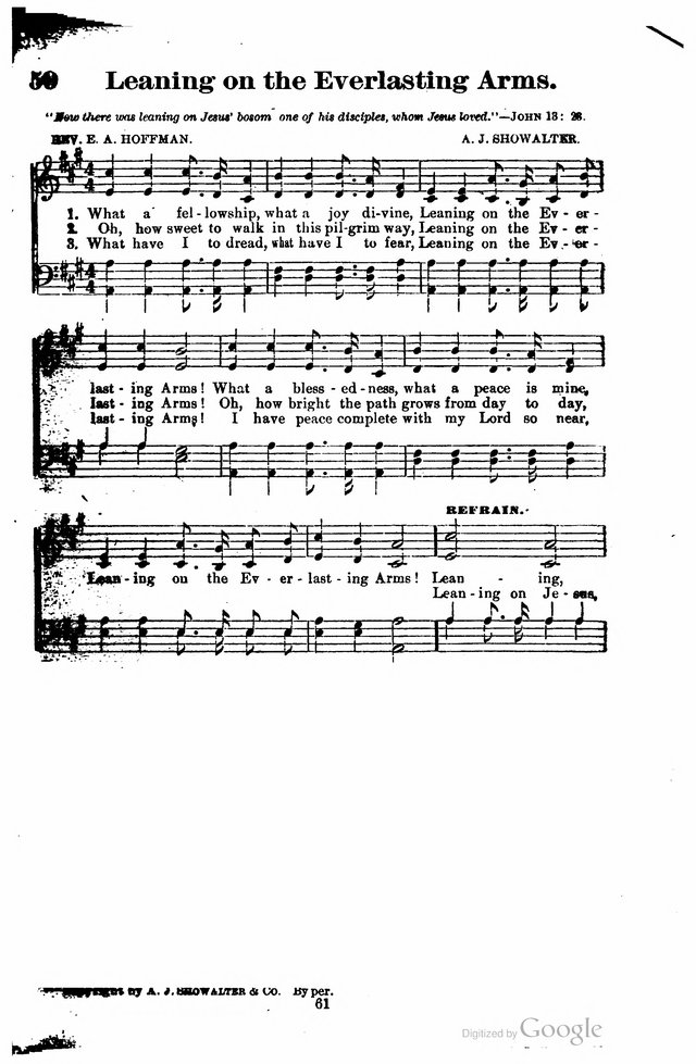 The Search Light: a collection of songs for Sunday schools and gospel meetings page 56