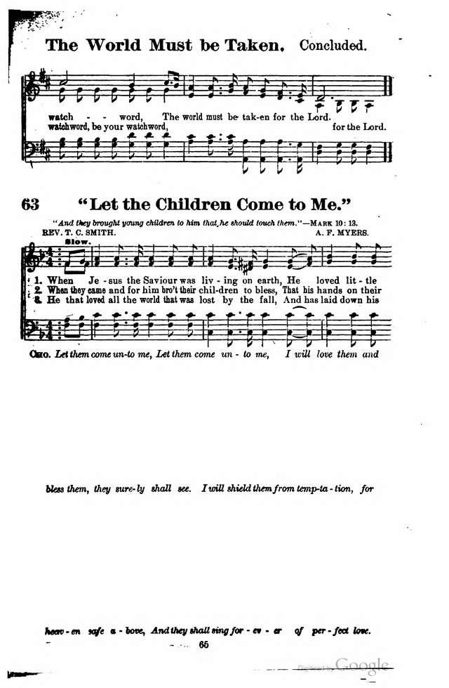 The Search Light: a collection of songs for Sunday schools and gospel meetings page 60