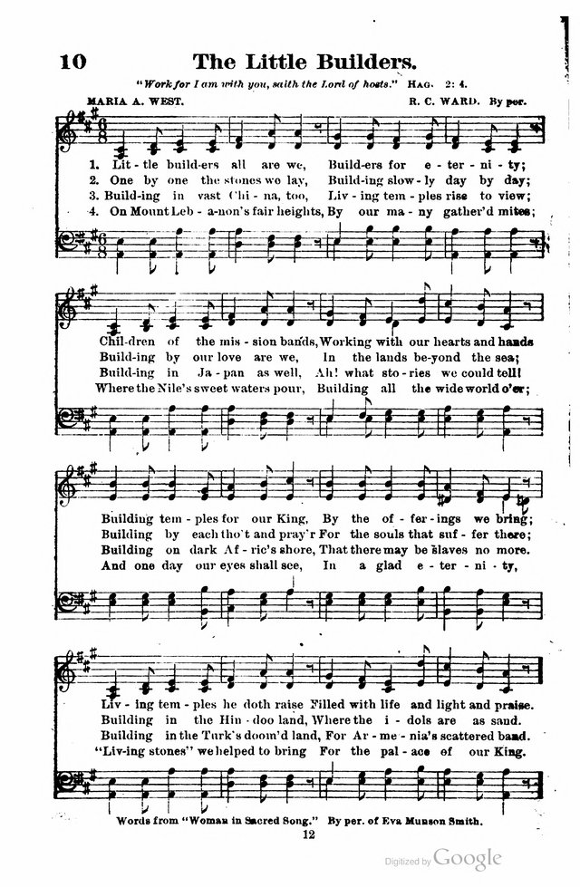 The Search Light: a collection of songs for Sunday schools and gospel meetings page 7
