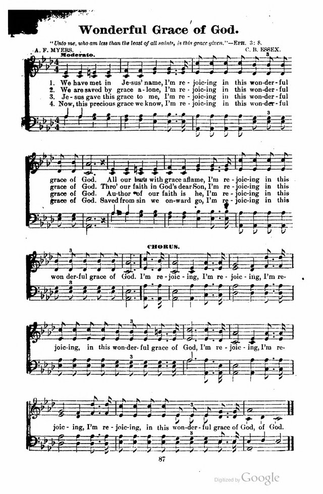 The Search Light: a collection of songs for Sunday schools and gospel meetings page 82