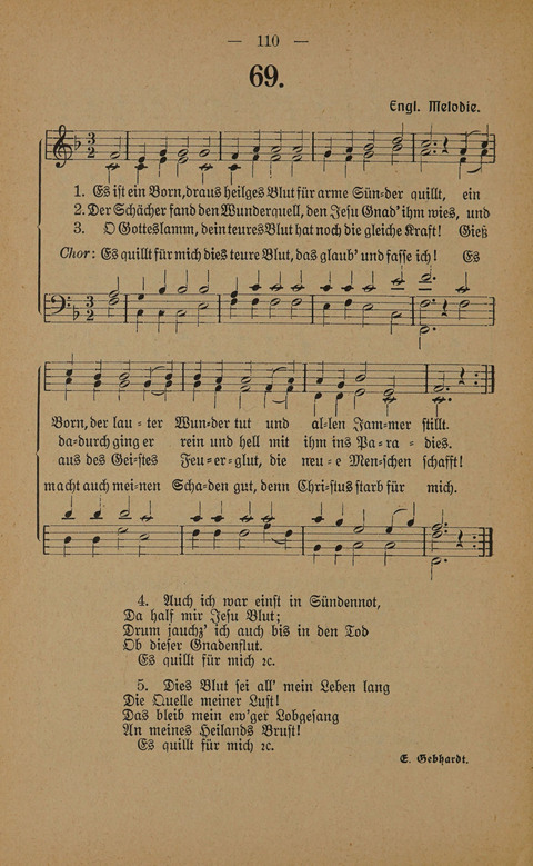 Sieges-Lieder: für die Versammlungen der Zelt-Mission. 5th ed. page 109