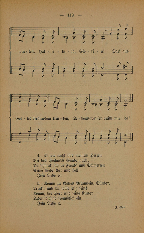 Sieges-Lieder: für die Versammlungen der Zelt-Mission. 5th ed. page 118