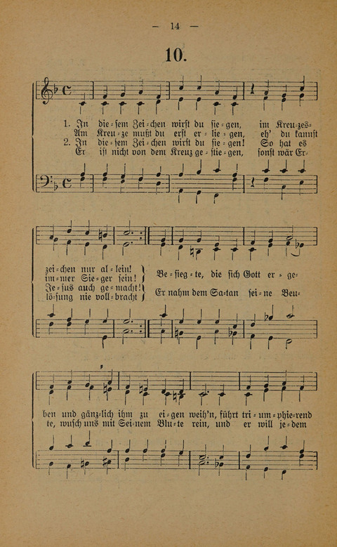 Sieges-Lieder: für die Versammlungen der Zelt-Mission. 5th ed. page 13