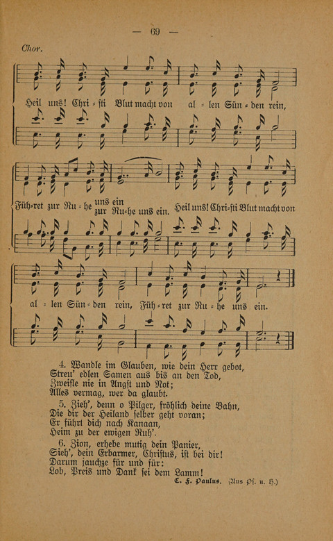 Sieges-Lieder: für die Versammlungen der Zelt-Mission. 5th ed. page 68