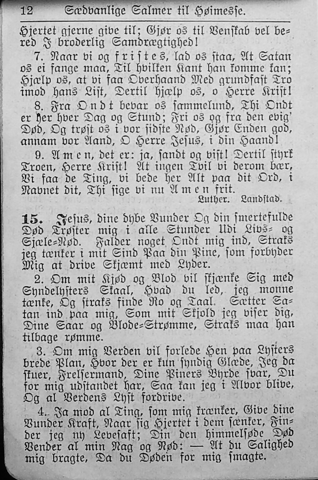 Salmebog for Lutherske Kristne i Amerika page 11