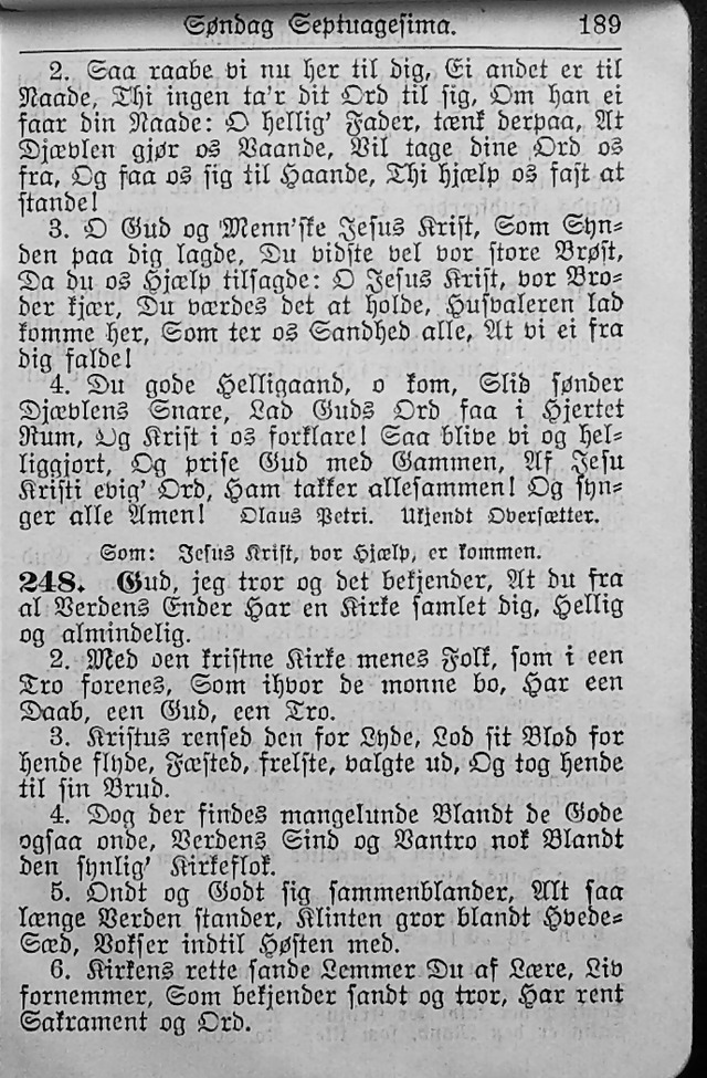 Salmebog for Lutherske Kristne i Amerika page 188