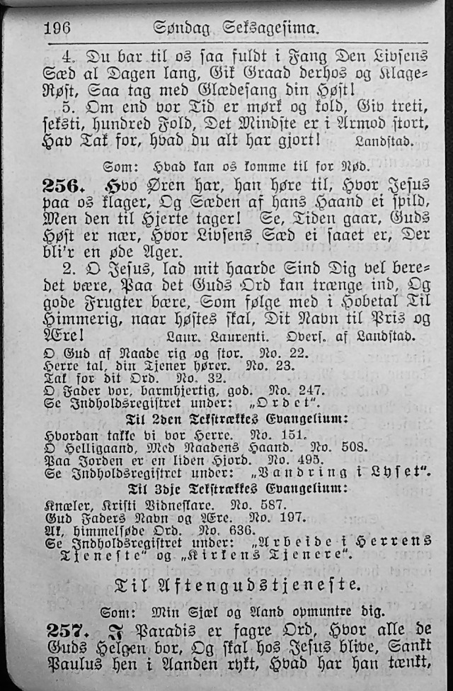 Salmebog for Lutherske Kristne i Amerika page 195