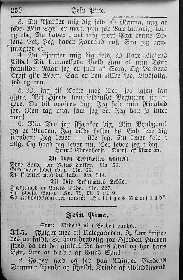 Salmebog for Lutherske Kristne i Amerika page 249